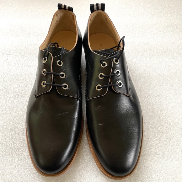 Rag & Bone Audrey Black Leather Oxfords - Picture 2 of 14